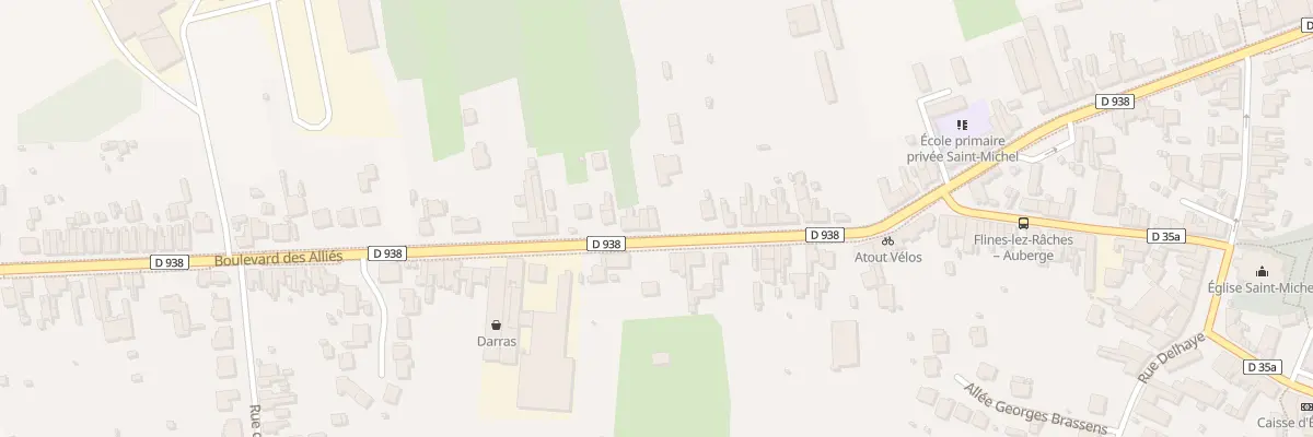 Plan du 127 Bd des Allies à Flines-lez-Raches