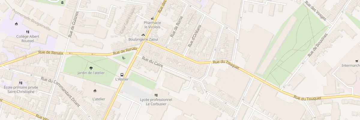 Plan du 38 Rue du Touquet à Tourcoing