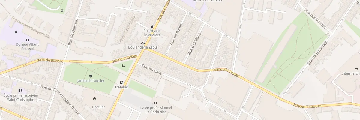 Plan du 35 Rue du Touquet à Tourcoing
