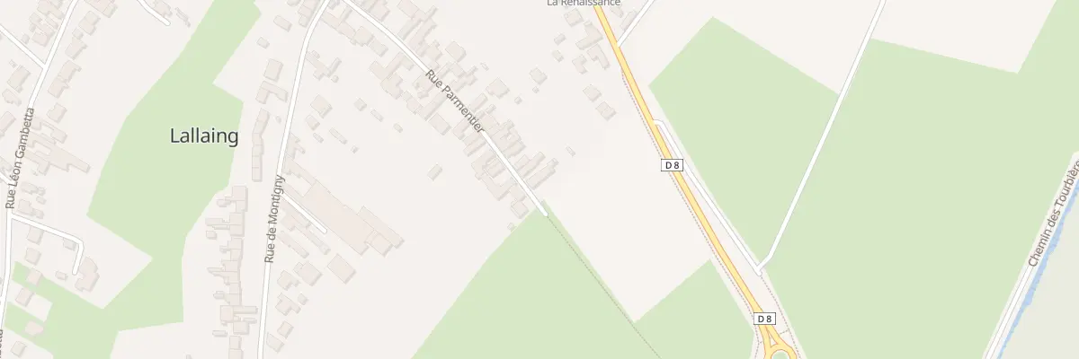 Plan du 231 Rue Parmentier à Lallaing