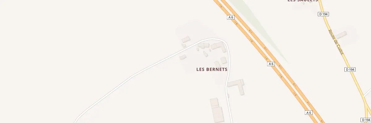 Plan du 17 Les Bernets à Cudot