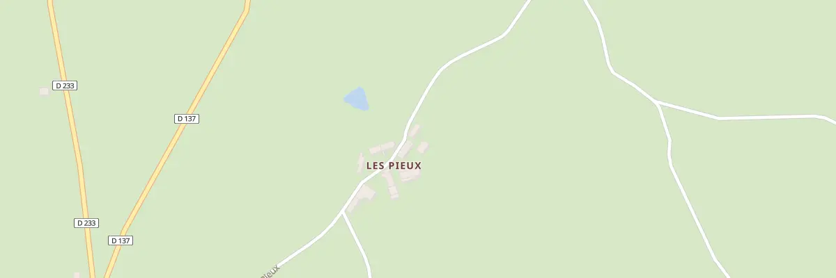 Plan du 5019 Les Pieux à Cressanges