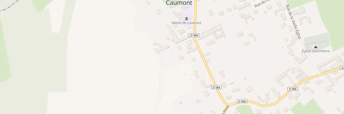 Plan du 2 Rue de la Mairie à Caumont