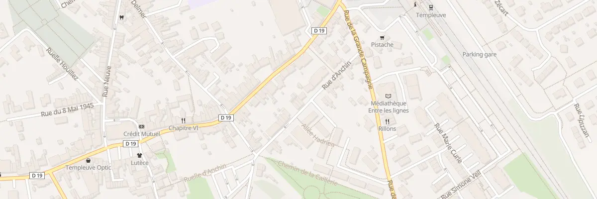 Plan du 4 Rue d’Anchin à Templeuve-en-Pévèle
