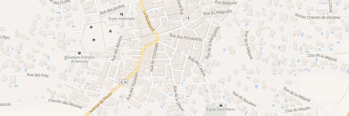 Plan du 21 Rue des Tamaris à Lespignan