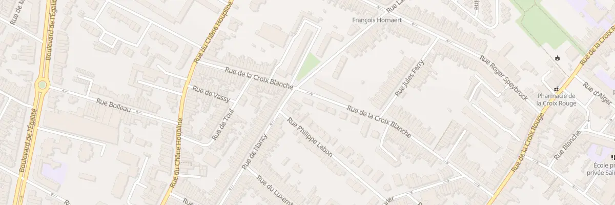 Plan du 56 Rue de la Croix Blanche à Tourcoing