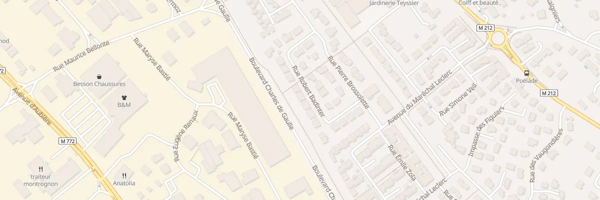 Plan du 19 Rue Robert Badinter à Cournon-d’Auvergne
