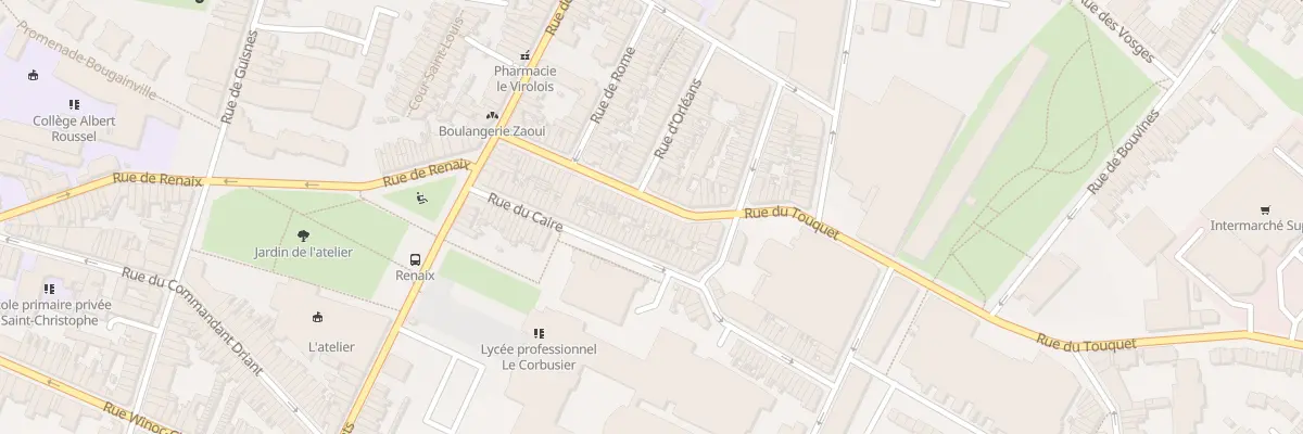 Plan du 48 Rue du Touquet à Tourcoing