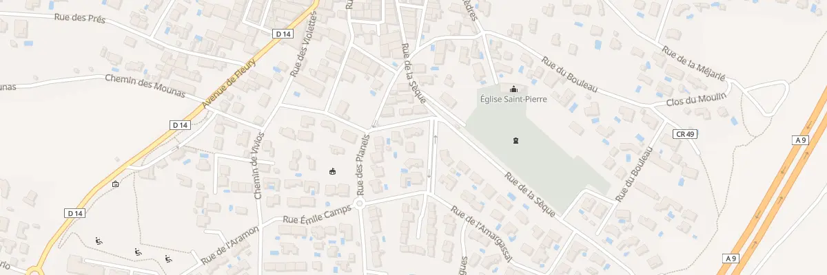 Plan du 2 Rue de l’Amargassal à Lespignan