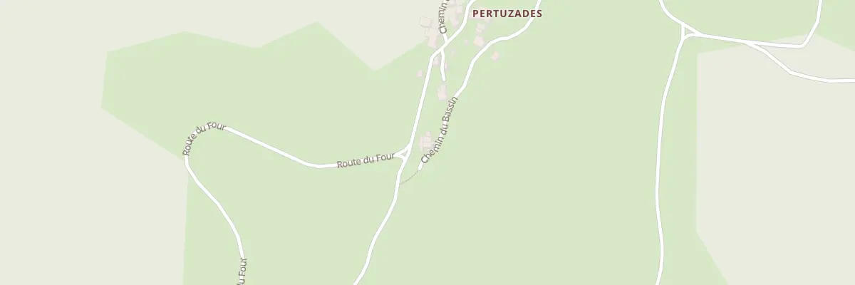 Plan du 5044 Pertuzades à La Tieule