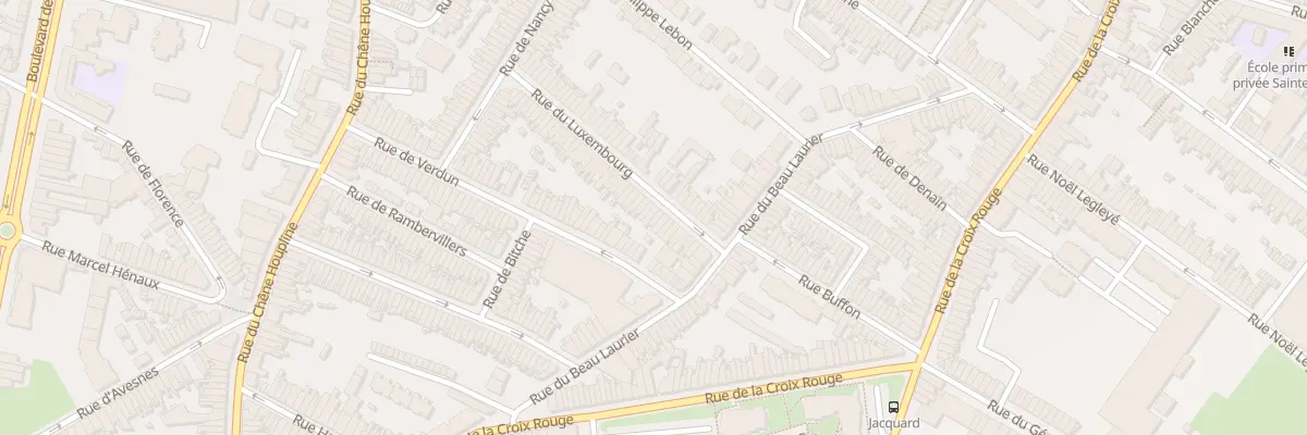 Plan du 15 Rue du Luxembourg à Tourcoing