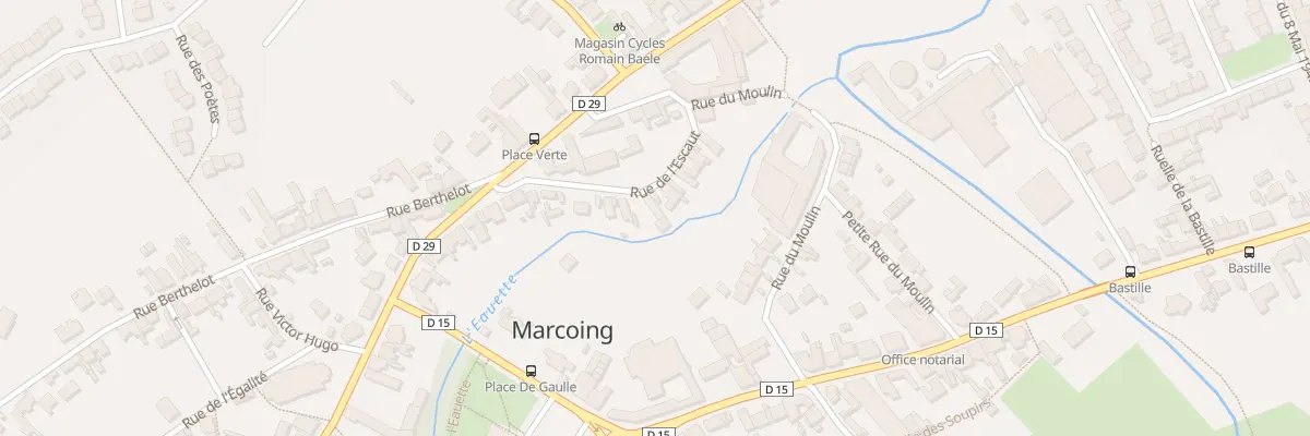 Plan du 14 Rue de l’Escaut à Marcoing