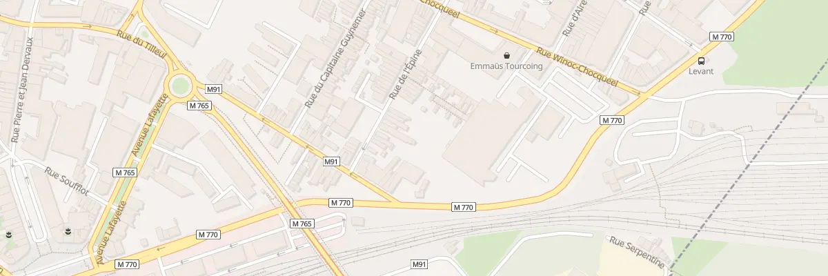 Plan du 10 Rue de l’Epine à Tourcoing