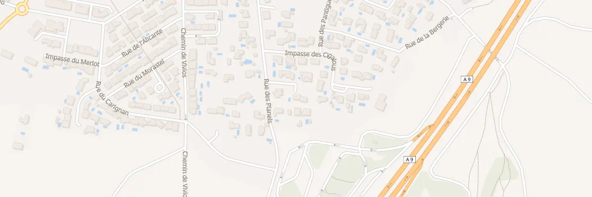 Plan du 23B Rue des Planels à Lespignan