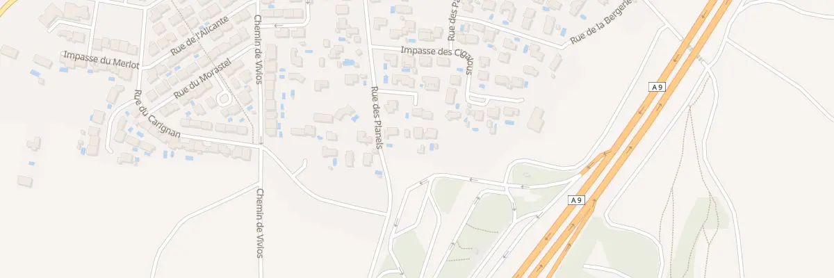 Plan du 29 Rue des Planels à Lespignan