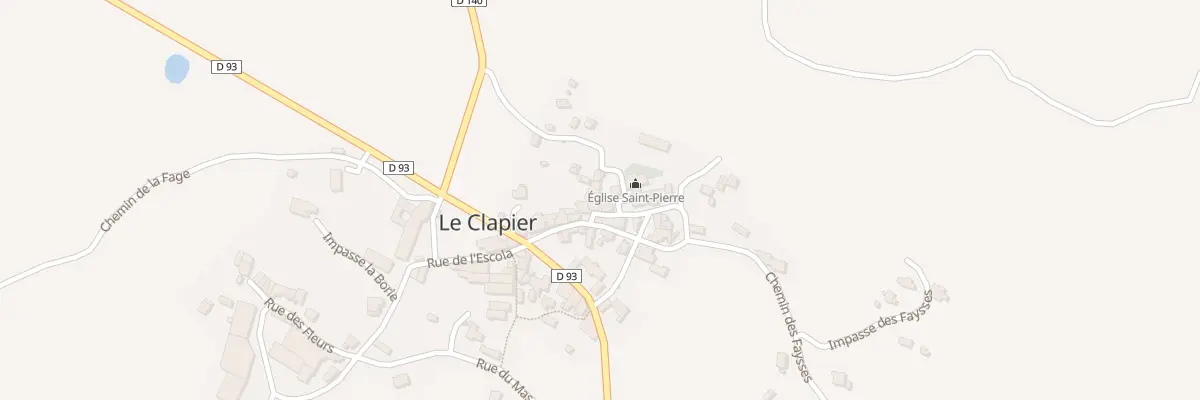 Plan du 5024A Le Clapier au Clapier