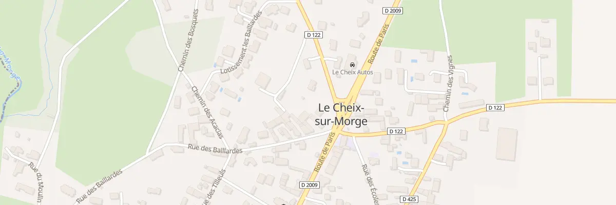 Plan du 2 Rue des Baillardes au Cheix-sur-Morge
