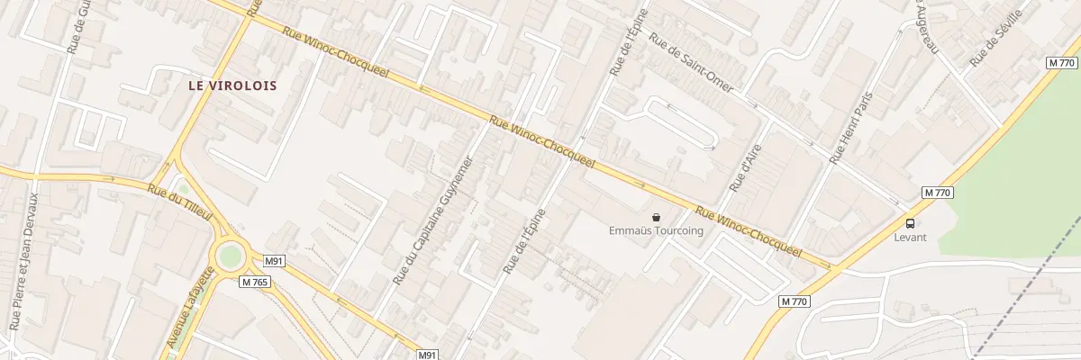 Plan du 59 Rue de l’Epine à Tourcoing