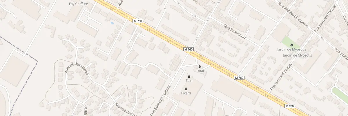 Plan du 130 Rue Edouard Vaillant à Roubaix