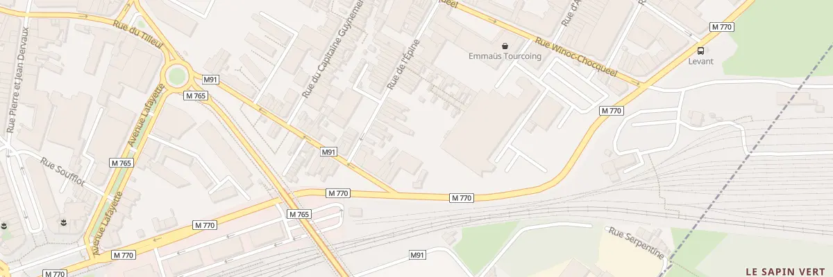Plan du 8 Rue de l’Epine à Tourcoing