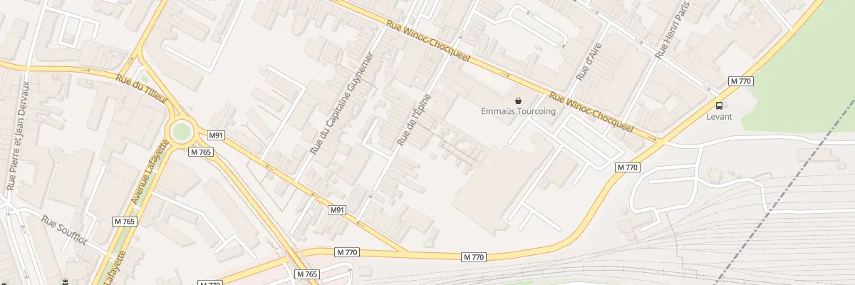 Plan du 28 Rue de l’Epine à Tourcoing