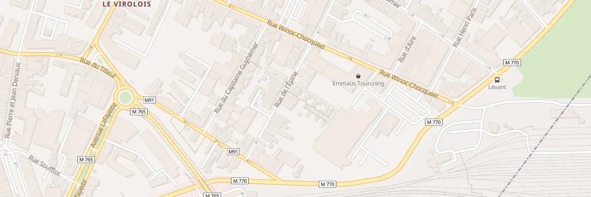 Plan du 32 Rue de l’Epine à Tourcoing