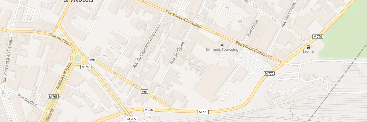 Plan du 30 Rue de l’Epine à Tourcoing