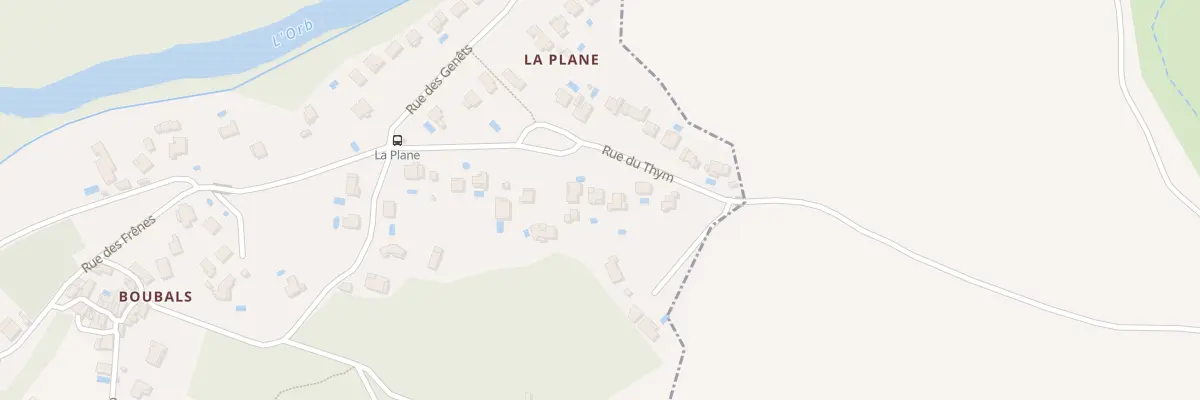 Plan du 10 Rue du Thym à La Tour-sur-Orb