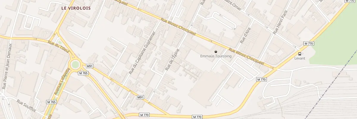 Plan du 38 Rue de l’Epine à Tourcoing