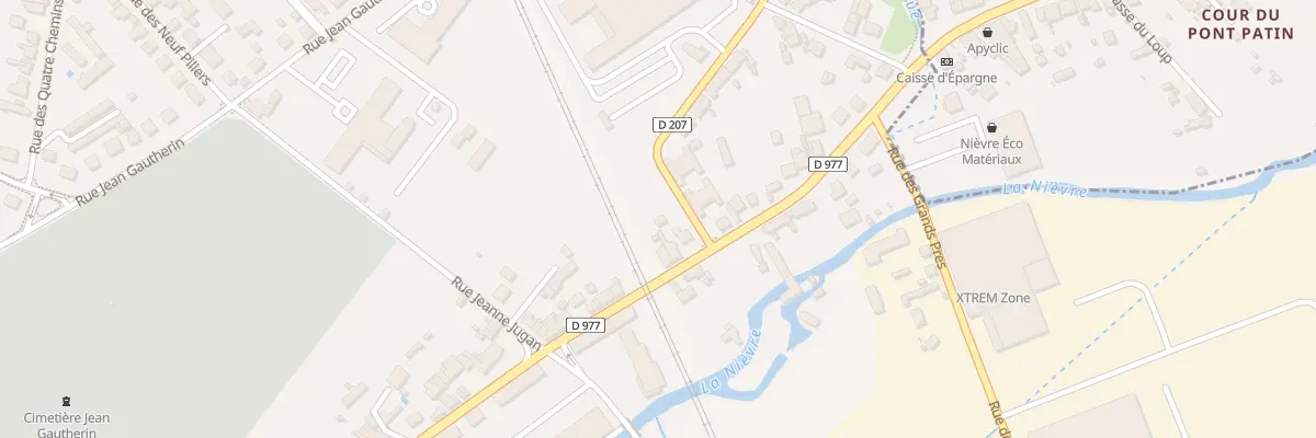 Plan du 114 Rue Melle Bourgeois à Nevers