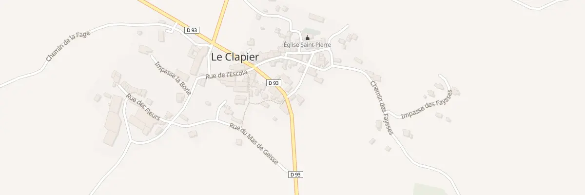 Plan du 5041 Pallies au Clapier