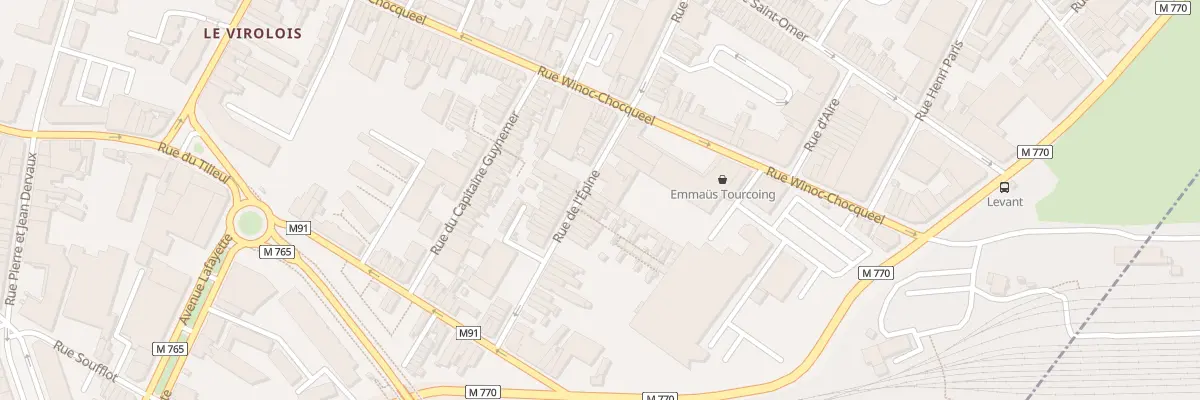Plan du 40 Rue de l’Epine à Tourcoing