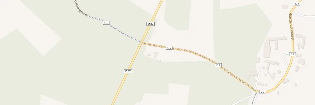 Plan du 25 Rue de Vaugourét à Saint-Sérotin
