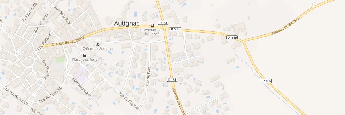 Plan du 1 Lot Les Hauts de Foncerise à Autignac