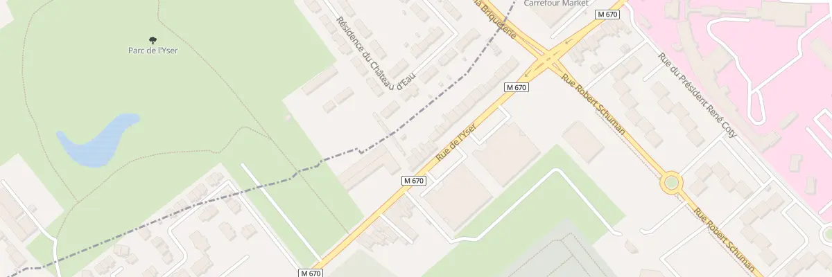 Plan du 209 Rue de l’Yser à Tourcoing