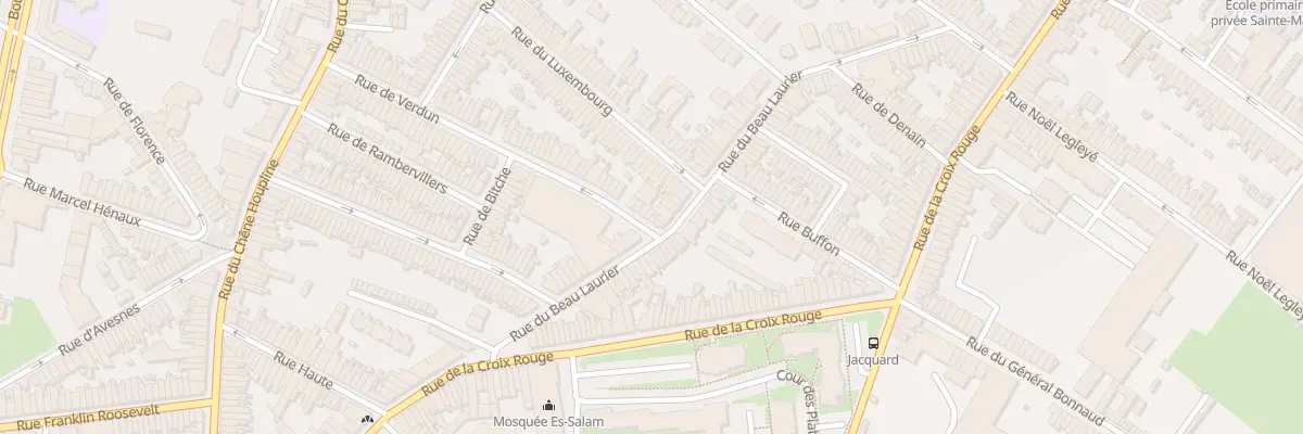 Plan du 99 Rue de Verdun à Tourcoing