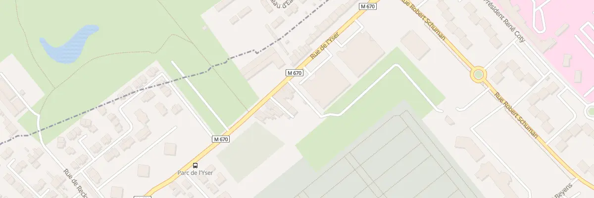 Plan du 214 Rue de l’Yser à Tourcoing