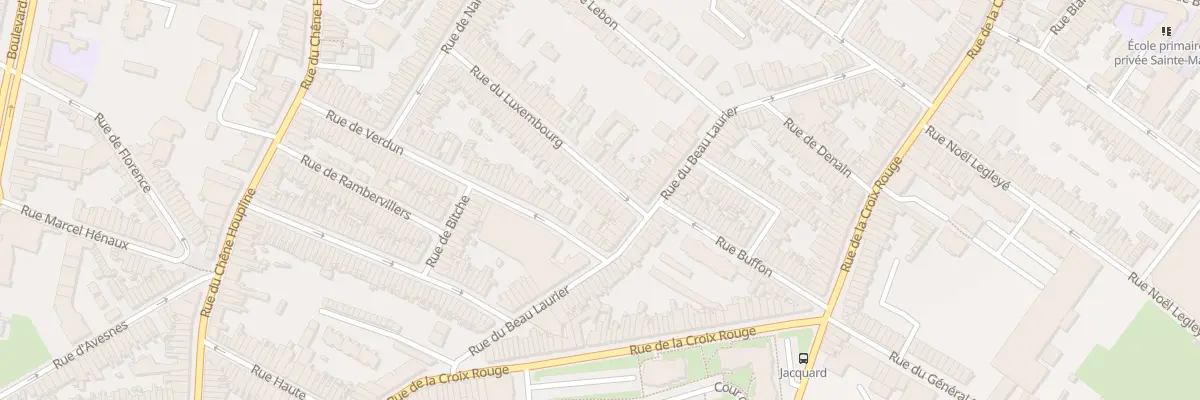 Plan du 9 Rue du Luxembourg à Tourcoing