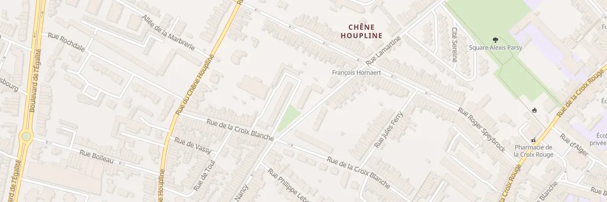 Plan du 1B Rue Lamartine à Tourcoing