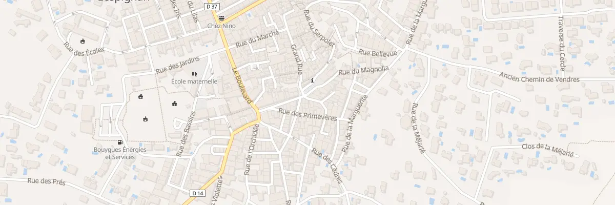 Plan du 2 Rue du Four à Lespignan