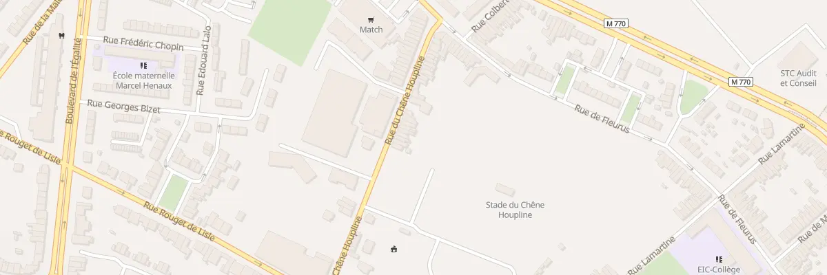 Plan du 336 Rue du Chêne Houpline à Tourcoing