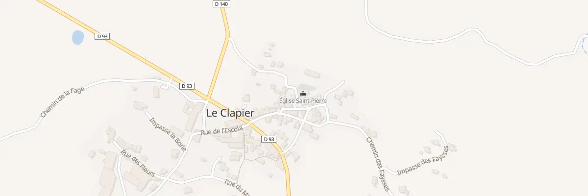Plan du 5026A Le Clapier au Clapier