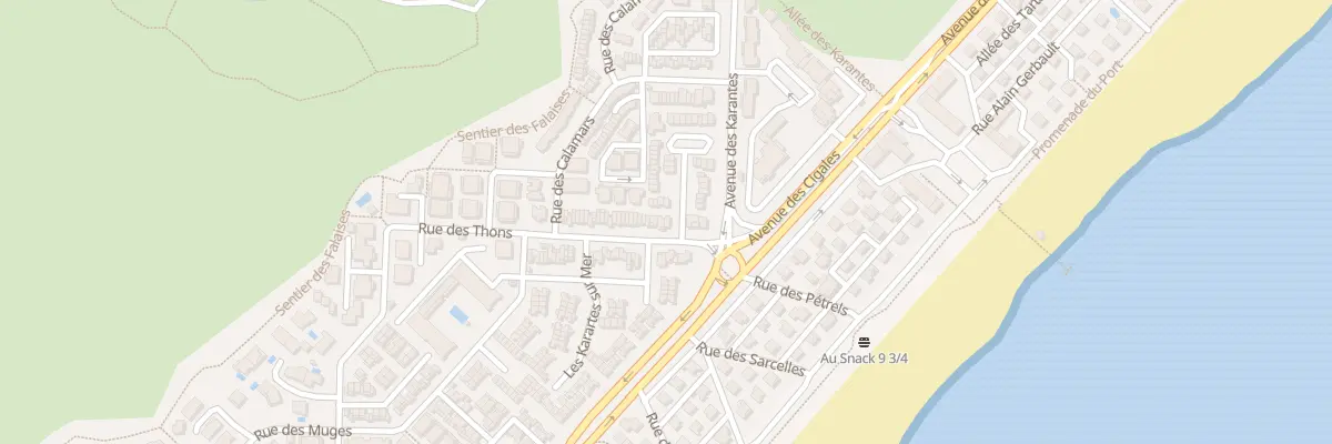 Plan du 6 Rue des Thons (Np) à Narbonne