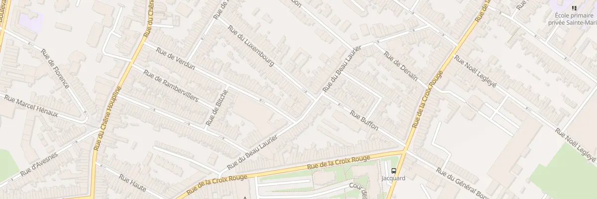 Plan du 3 Rue du Luxembourg à Tourcoing