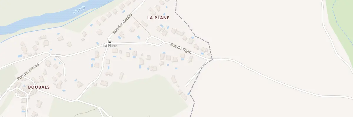 Plan du 11 Rue du Thym à La Tour-sur-Orb