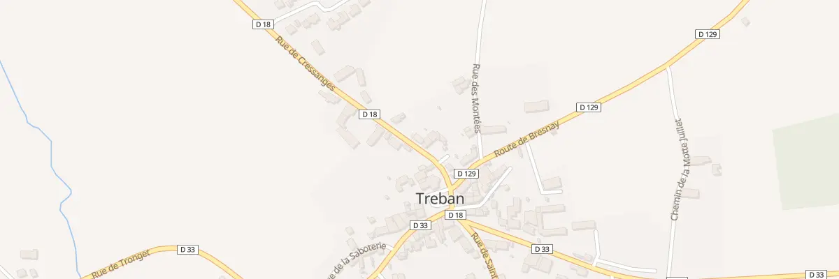 Plan du 6 Rue de Cressanges à Treban