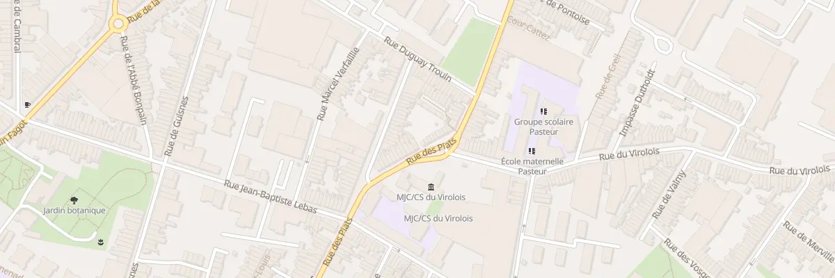 Plan du 177 Rue des Piats à Tourcoing