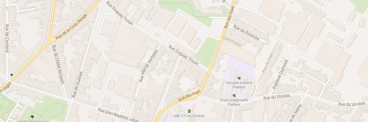 Plan du 54 Rue Duguay Trouin à Tourcoing