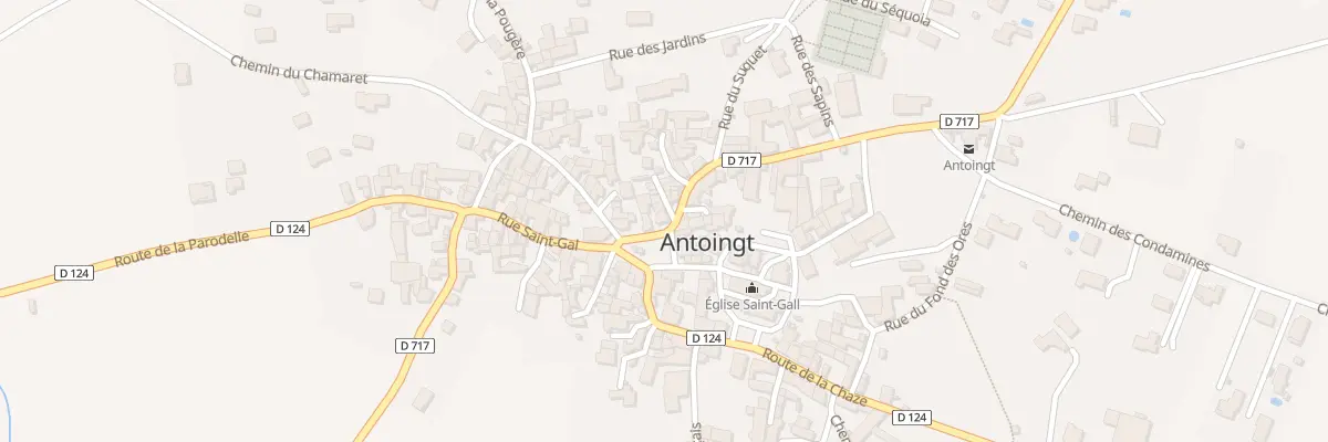 Plan du 9004 Pl du Square à Antoingt