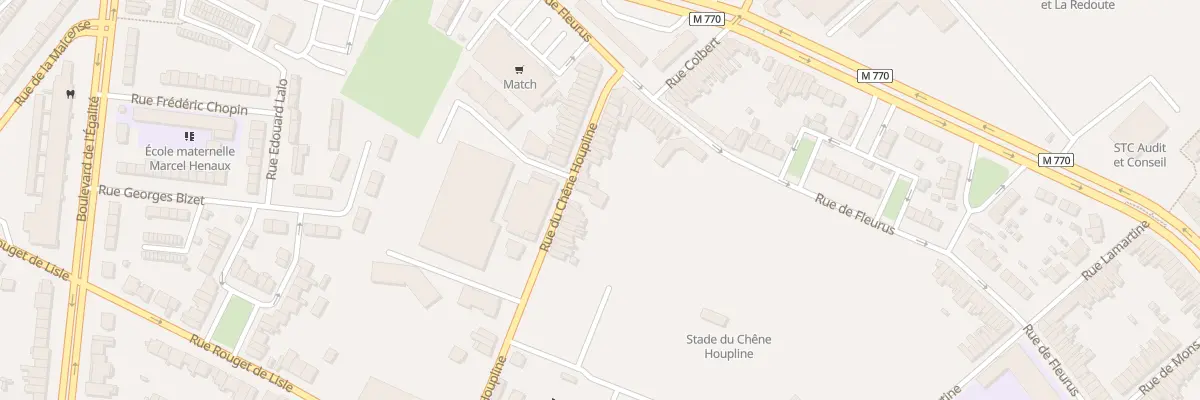 Plan du 346 Rue du Chêne Houpline à Tourcoing
